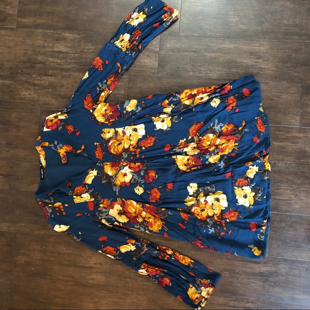 Blue Pepper long sleeve dress